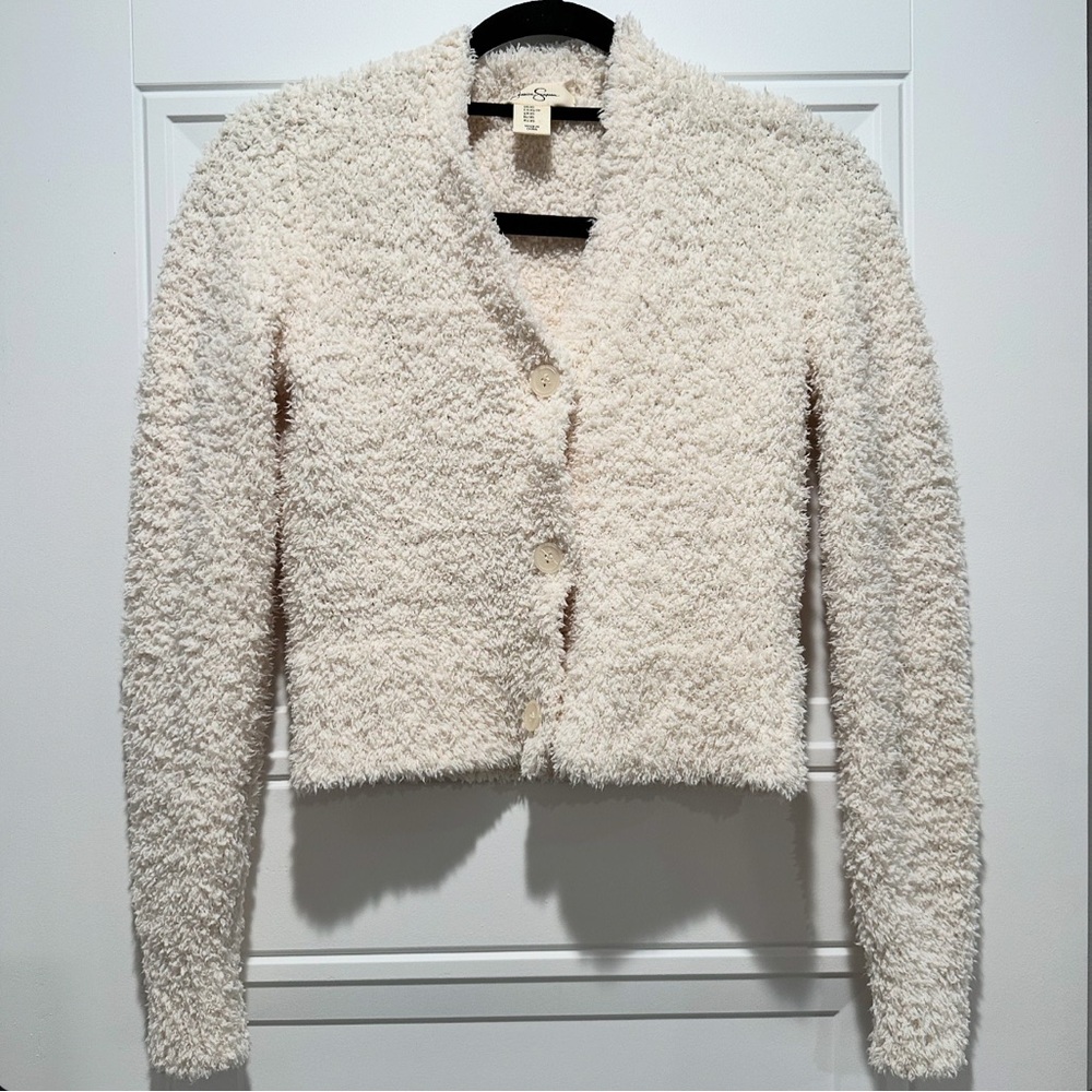 Jessica Simpson - Fuzzy Cardigan